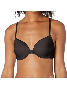 ✨ Calvin Klein Constant Convertible Strap Lightly Lined Demi Bra 32D Black NWOT